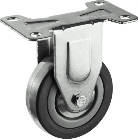 Колесо промышленное ЗУБР d=50 мм, г/п 35 кг неповоротное (резина/полипропилен) [30956-50-F]