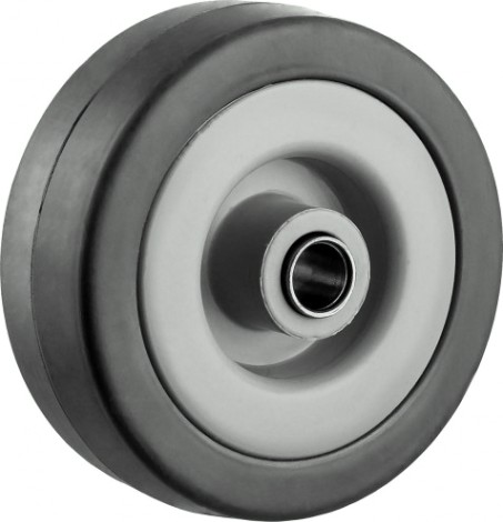 Колесо промышленное ЗУБР d=50 мм, г/п 35 кг (резина/полипропилен) [30956-50]