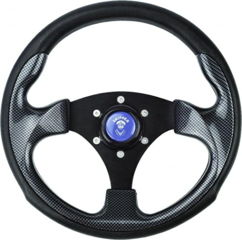 Колесо рулевое SKIPPER Zeta 350 мм, черное [SK-ZETA-350-BLACK]