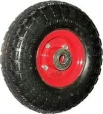 Колесо с симметричной ступицей MFK-TORG PU1018 вспененный полиуретан 250 мм ось 16 мм [PU1018(16)]