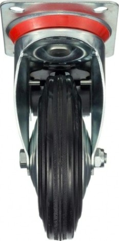 Колесо СТЕЛЛА-ТЕХНИК 4003-160 d=160 мм, г/п=145 кг, поворотное с тормозом [6973720469669]