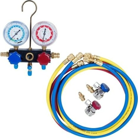 Коллектор манометрический для фреона МАСТАК с быстросъемными переходниками 105-20001 [105-20001]