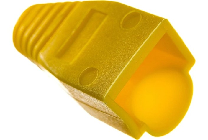 Колпачок изолирующий REXANT 05-1203 (уп 100 шт) для разъемов RJ-45, желтый [05-1203]