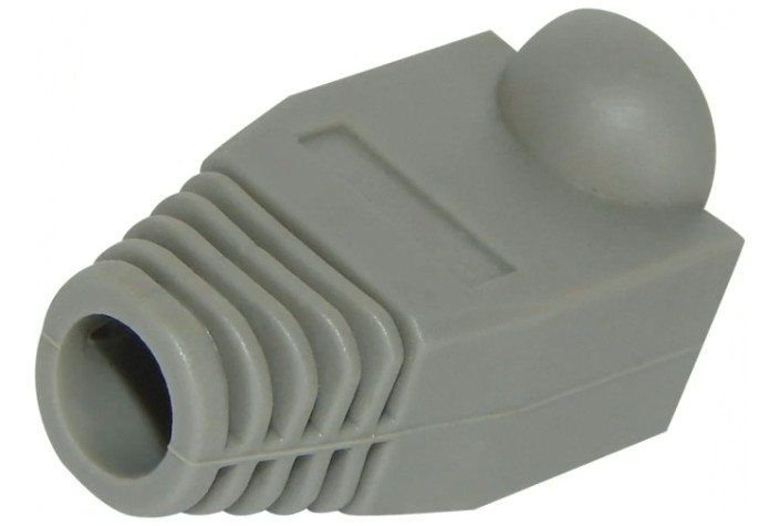 Колпачок изолирующий REXANT 05-1208 (уп 100 шт) для разъемов RJ-45, серый [05-1208]