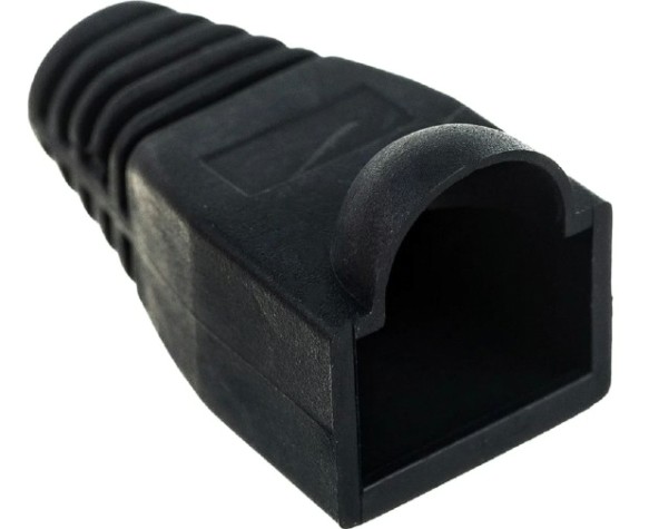 Колпачок изолирующий REXANT 05-1210 (уп 100 шт) для разъемов RJ-45, черный [05-1210]