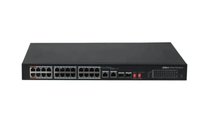 Коммутатор DAHUA DH-PFS3226-24ET-240 24-портовый неуправляемый с PоE