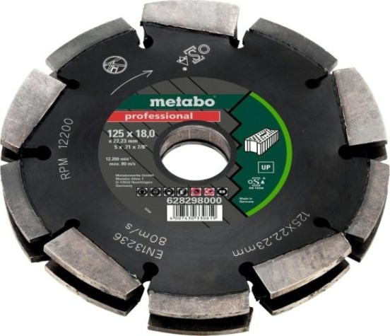 Комплект алмазных дисков METABO 125x28,5x22.2 мм UP для MFE 40 628298000 [628298000]