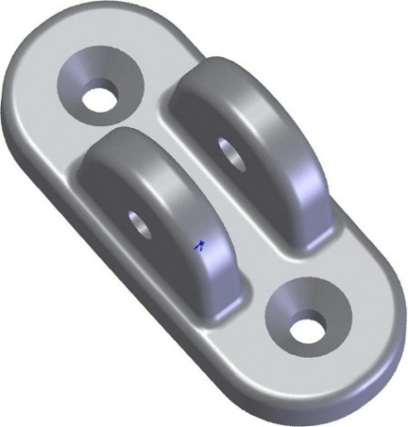 Комплект держателей тента для надувной лодки SKIPPER армированный полиамид, черный (10шт) [SK-1300_10]