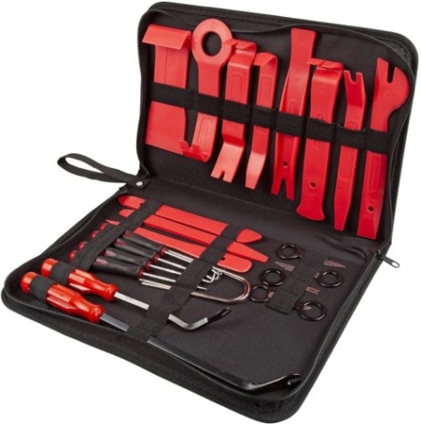 Комплект для демонтажа панелей салона AV Steel AV-921187 и медиа устройств, 25 предметов