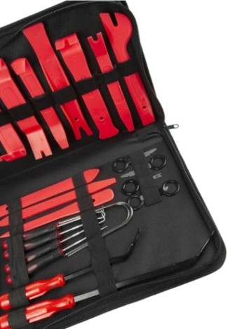 Комплект для демонтажа панелей салона AV Steel AV-921187 и медиа устройств, 25 предметов