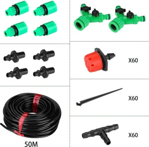 Комплект для капельного полива DEKO DKI50 50 м [065-0946]