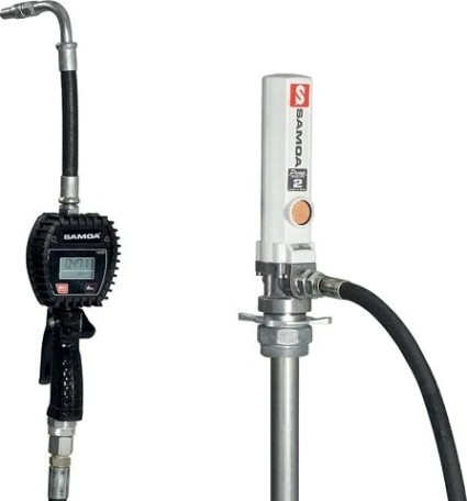 Комплект для перекачки масла Samoa 454110 с насосом РМ 2 со счетчиком для бочек 205 л