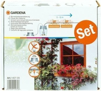 Комплект для полива GARDENA автоматический для горшечных растений 01407-20.000.00 [01407-20.000.00]