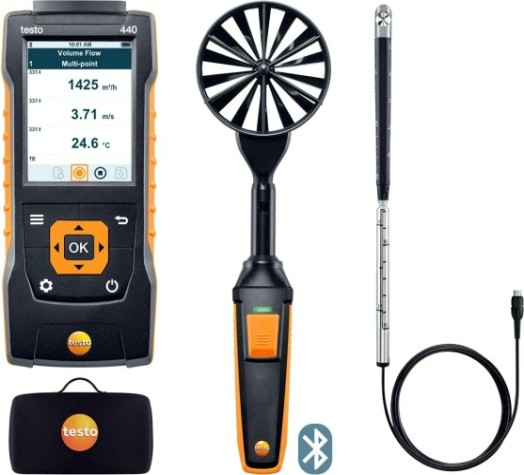 Комплект для вентиляции № 2 с Bluetooth Testo 440 (0563 4407) [05634407]