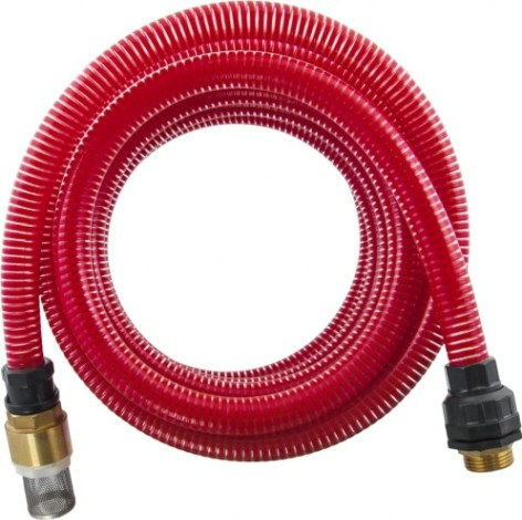 Комплект для всасывания QUATTRO ELEMENTI 25 мм х 4 м, латунный обратный клапан [244-896]