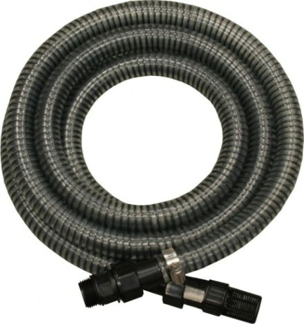 Комплект для всасывания QUATTRO ELEMENTI 25 мм х 4 м, пластиковый обратный клапан [645-372]