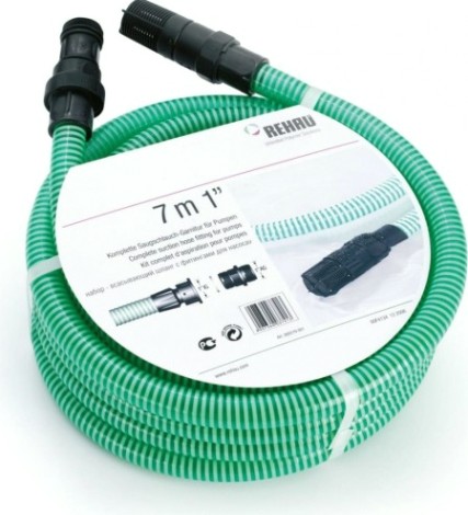 Комплект для всасывания REHAU RAUSPIRAFLEX 1" х 7 м (арматура из пластика) 12602791001 Комплект для всасывания REHAU RAUSPIRAFLEX 1" х 7 м (арматура из пластика) 12602791001
