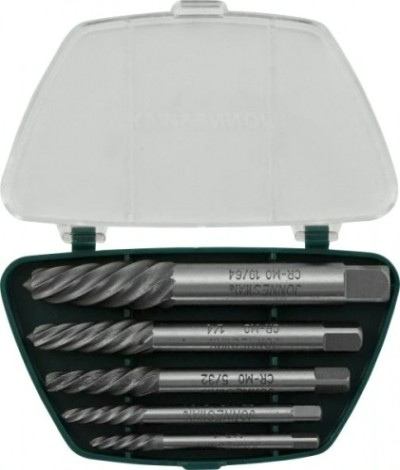 Комплект экстракторов "съемник шпилек" JONNESWAY AG010049 5/64"-19/64, 5 предметов [047024]