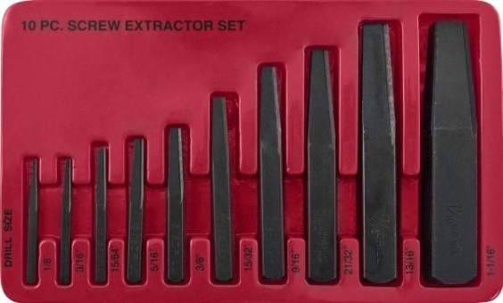 Комплект экстракторов "съемник шпилек" JONNESWAY AG010052 квадрат 1/8" - 1-1/16", 10 предметов [048731]