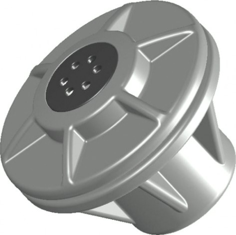 Комплект клапанов предохранительных SKIPPER армированный полиамид, 0,26 ± 10% бар, черный (2шт) [SK-2826_2]