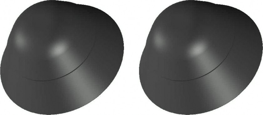 Комплект конусов баллона SKIPPER 60°, основание 74 мм, черный (2шт) [SK-0474_2]