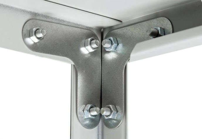 Комплект Крепеж стойки ПРАКТИК MS Standart уголки 4 шт, Комплект Крепеж стойки ПРАКТИК MS Standart уголки 4 шт,