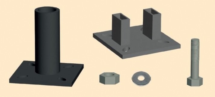 Комплект крепежа к базе РИНСТРОЙ для вышек Атлант [069738]