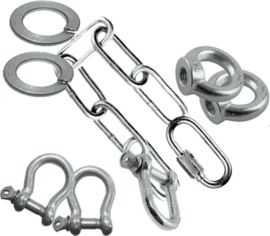 Комплект крепежа POLIMER GROUP для мусоропровода (цепь+ скоба+карабин) [AM1]