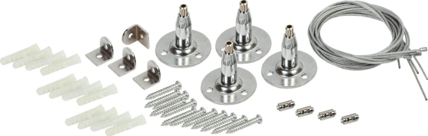 Комплект крепежных элементов IEK для крепления ультратонких светодиодных панелей (подвесной монтаж) [LDVO2D-PLP-6368]