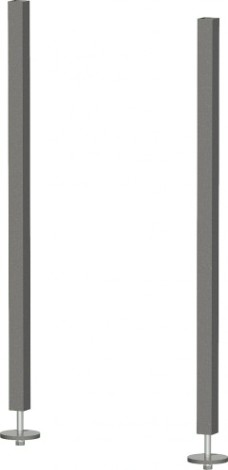 Комплект кронштейнов FERRUM 01.А10-NEW для крепления 2-х перф. панелей к столешнице