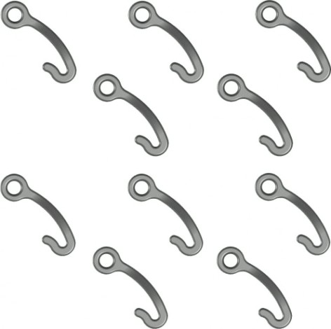 Комплект крючков тента для надувной лодки SKIPPER отверстие 6 мм, черный (10шт) [SK-1306_10]