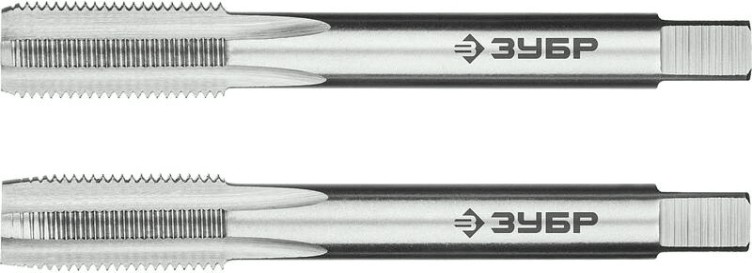 Комплект метчиков ЗУБР машинно-ручных М10x1мм, сталь Р6М5 [4-28007-10-1.0-H2_z01]