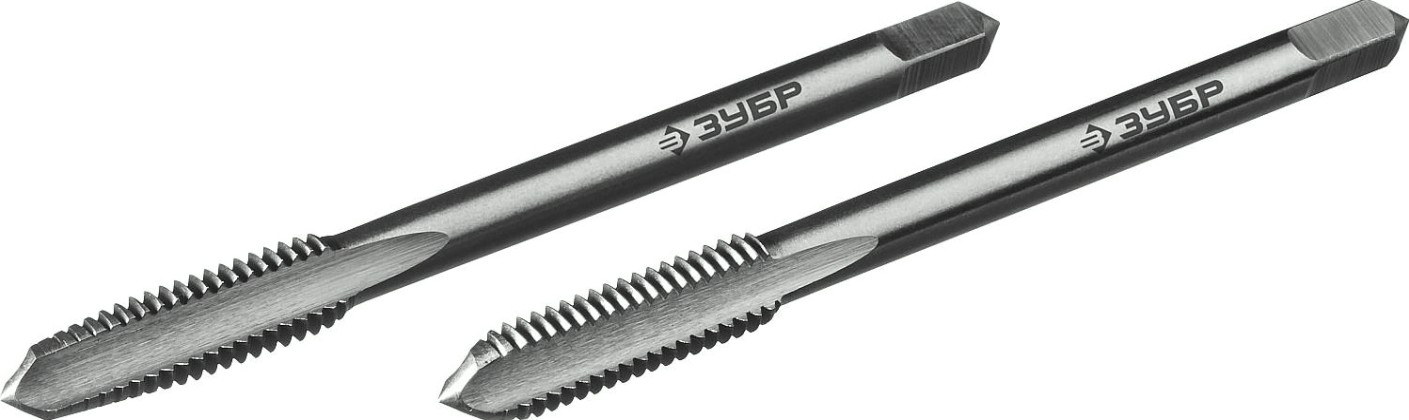 Комплект метчиков ЗУБР машинно-ручных М6x1мм, сталь Р6М5 [4-28007-06-1.0-H2_z01]