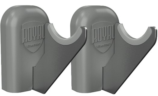 Комплект настенных регулируемых кронштейнов ROYAL THERMO Design 100, серебристые НС-1402553 [НС-1402553]