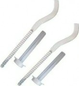 Комплект плоских кронштейнов с дюбелями ROYAL THERMO 7,2х170мм RT06 белые [НС-1052699]