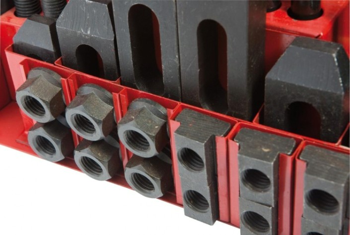 Комплект прихватов JET JE59500088 М16, для Т-образного паза 16 мм [59500088]