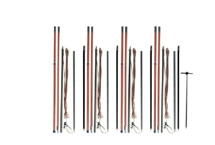 Комплект штанг Антиток КШЗ-0,4-10Д для ВЛ без подъема на опору от 0,4 кВ до 10 кВ [224938]