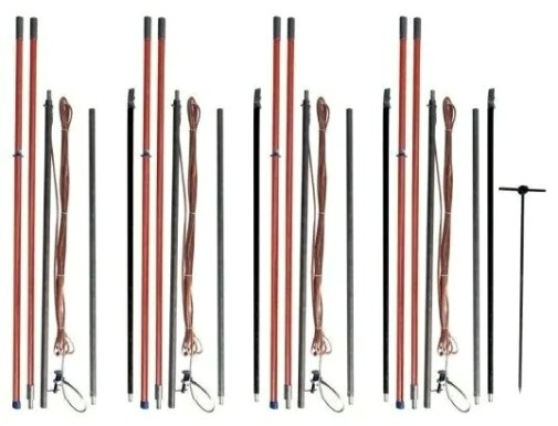 Комплект штанг Антиток КШЗ-10Д для ВЛ без подъема на опору до10 кВ 35 кв. мм [413696]