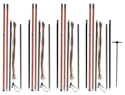 Комплект штанг Антиток КШЗ-1Д для ВЛ без подъема на опору до 1 кВ [471503]