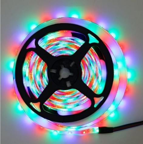 Комплект светодиодной ленты GLANZEN LSL-0025-05-RGB-L 150 диодов rgb 5 м [LSL-0025-05-RGB-L]