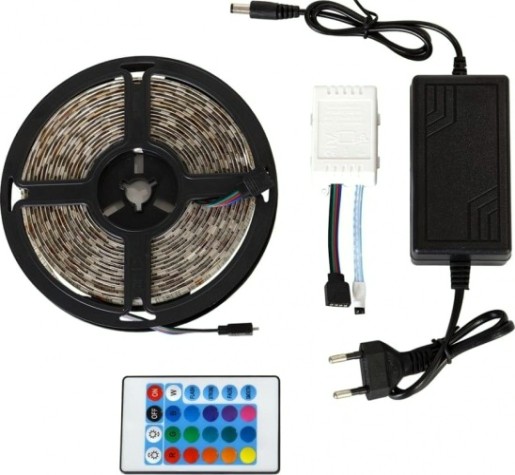 Комплект светодиодной ленты GLANZEN LSL-0070-05-RGB 300 диодов 5 м [LSL-0070-05-RGB]