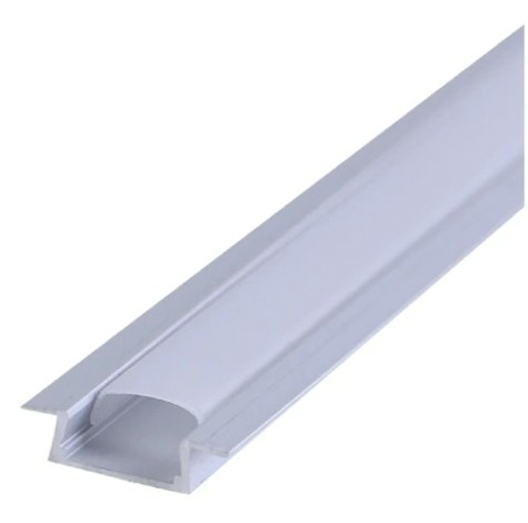 Комплект врезного профиля REXANT 146-405-1 алюминиевого с рассеивателем, 22х6мм, 1м