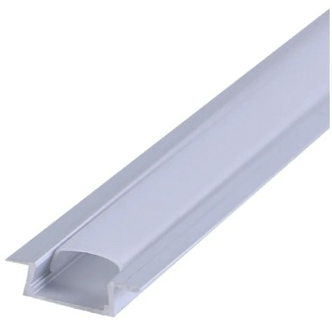 Комплект врезного профиля REXANT 146-405 алюминиевого с рассеивателем, 22х6мм, 2м