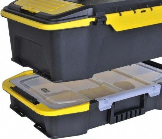 Комплект ящиков для инструмента STANLEY CLICK & CONNECT DEEP TOOL BOX AND ORGANIZER STST1-71962 [STST1-71962]