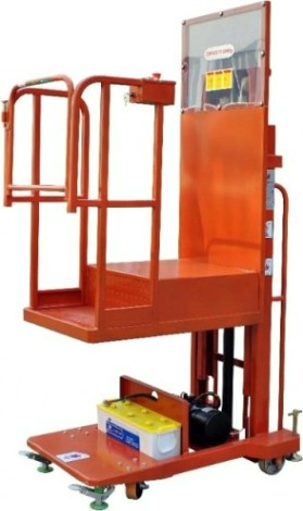 Комплектовщик с электроподъемом GROST KDR 2-4.5 несамоходный (4,5 м/200 кг, DC, 12 В) 109984 [109984]