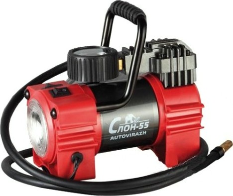 Компрессор автомобильный Autovirazh AV-010222 55 для джипов со светодиодным фонарем 12V Компрессор автомобильный Autovirazh AV-010222 55 для джипов со светодиодным фонарем 12V