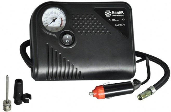 Компрессор автомобильный БелАК Аквилон-10 12 В, 60 Вт, 22 л/мин БАК.99172 [БАК.99172]