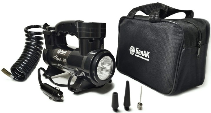 Компрессор автомобильный БелАК Борей-30 12 В, 150 Вт, 42 л/мин БАК.99154 [БАК.99154]