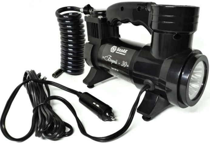 Компрессор автомобильный БелАК Борей-30 12 В, 150 Вт, 42 л/мин БАК.99154 [БАК.99154]