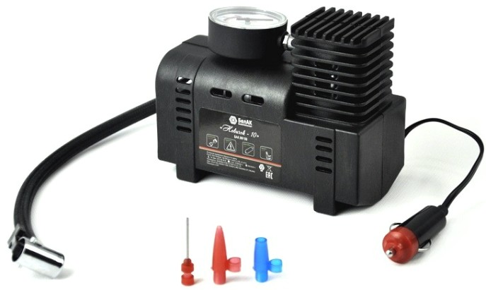 Компрессор автомобильный БелАК Новичок-10 12 В, 60 Вт, 18 л/мин БАК.99159 [БАК.99159]